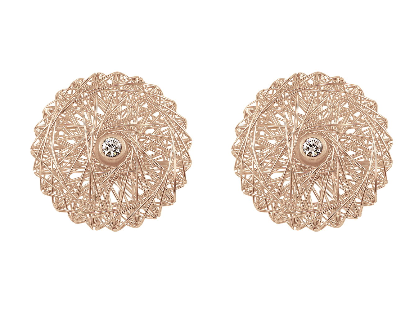 River island rose gold on sale earrings