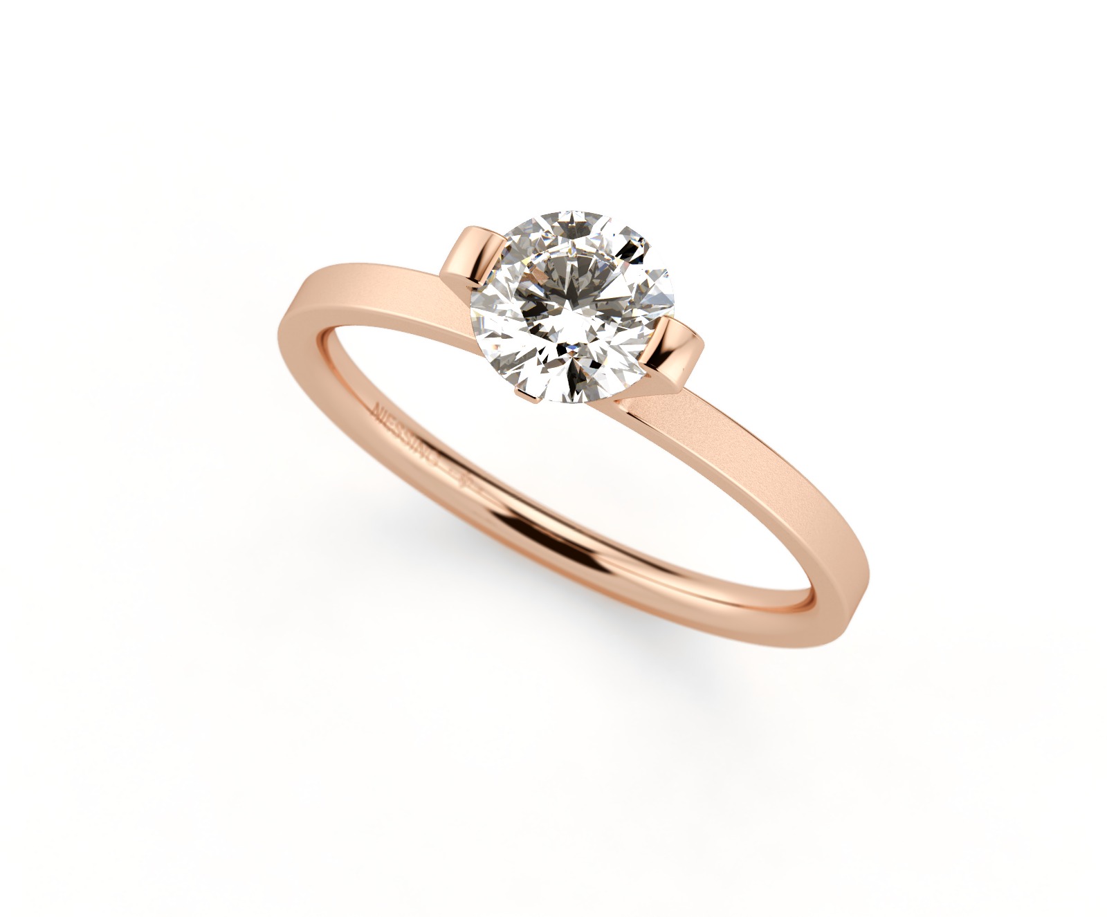 Celeste | Pear Salt + Pepper Diamond Ring | Kristin Coffin Jewelry
