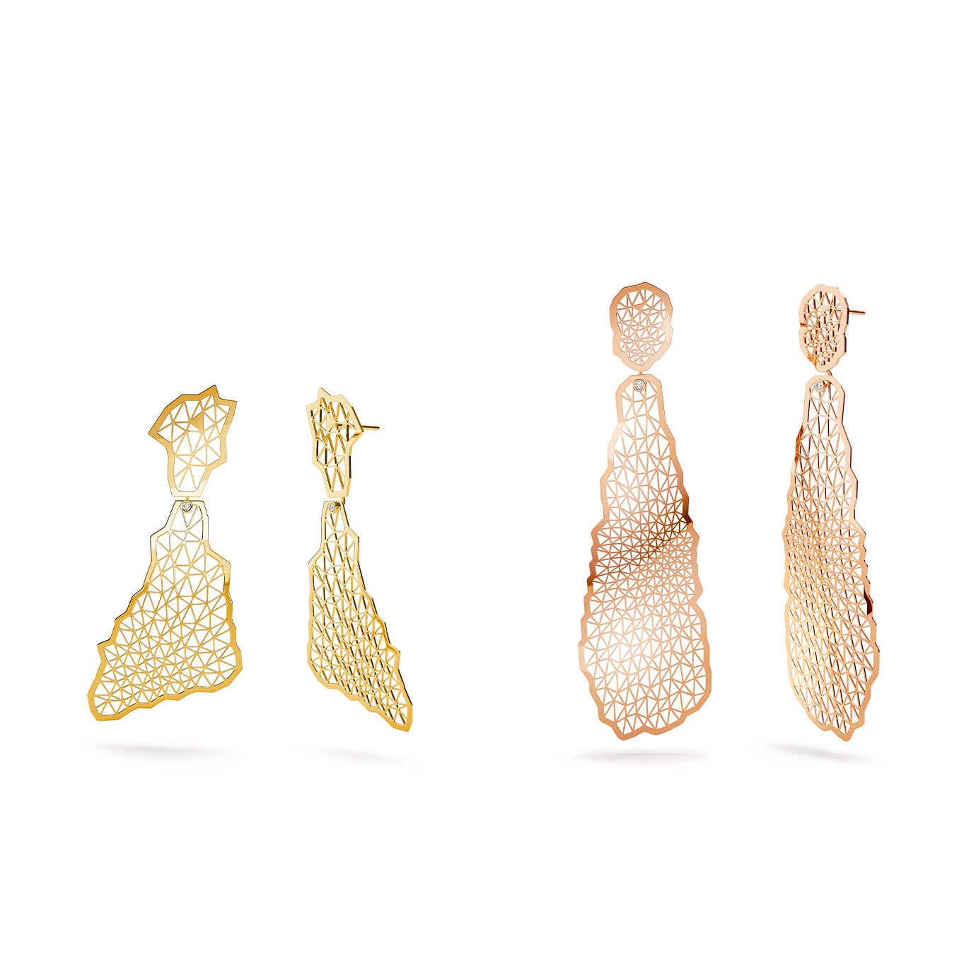 Niessing Topia Vision Triangle earrings